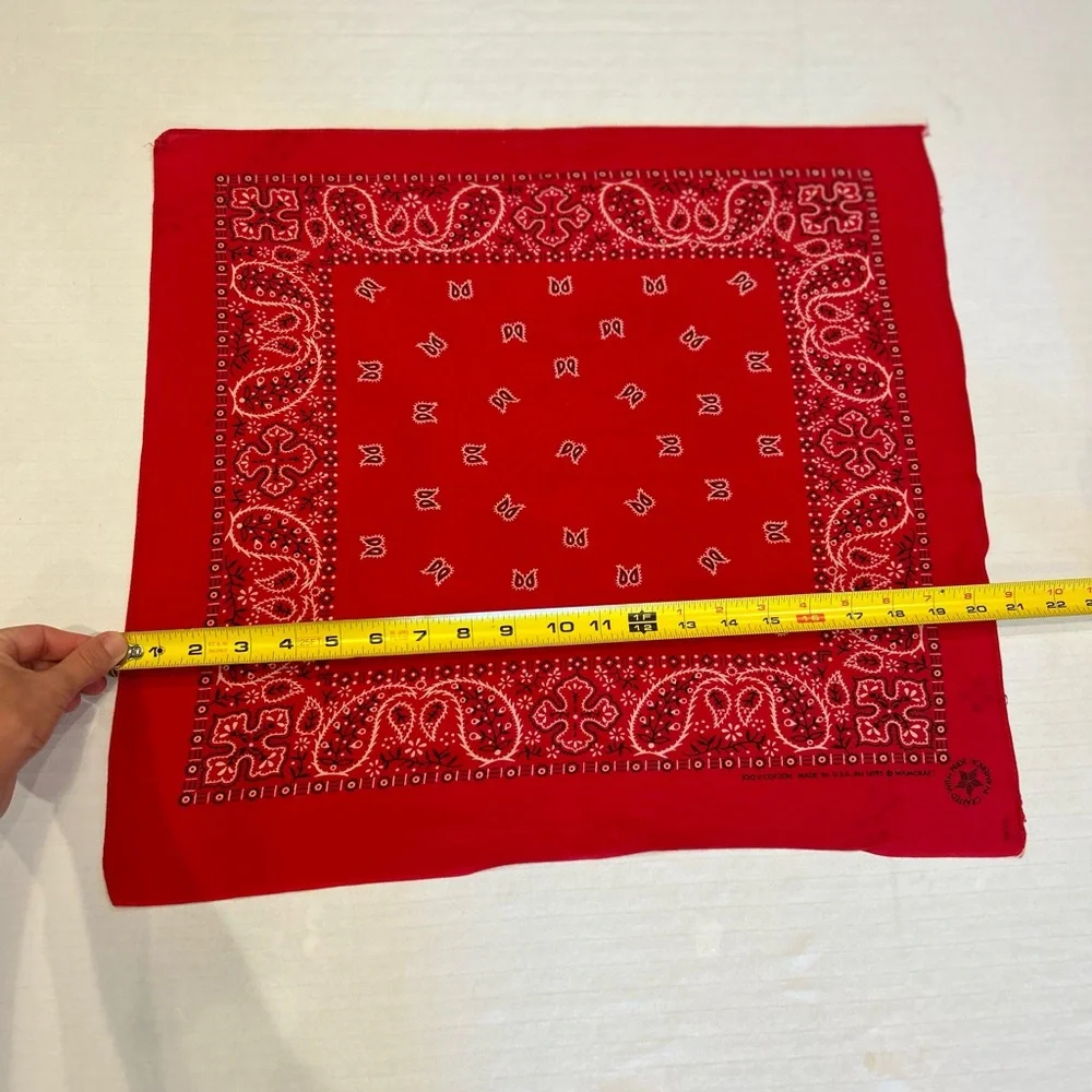 Vintage USA 🇺🇸 Made Bandanna